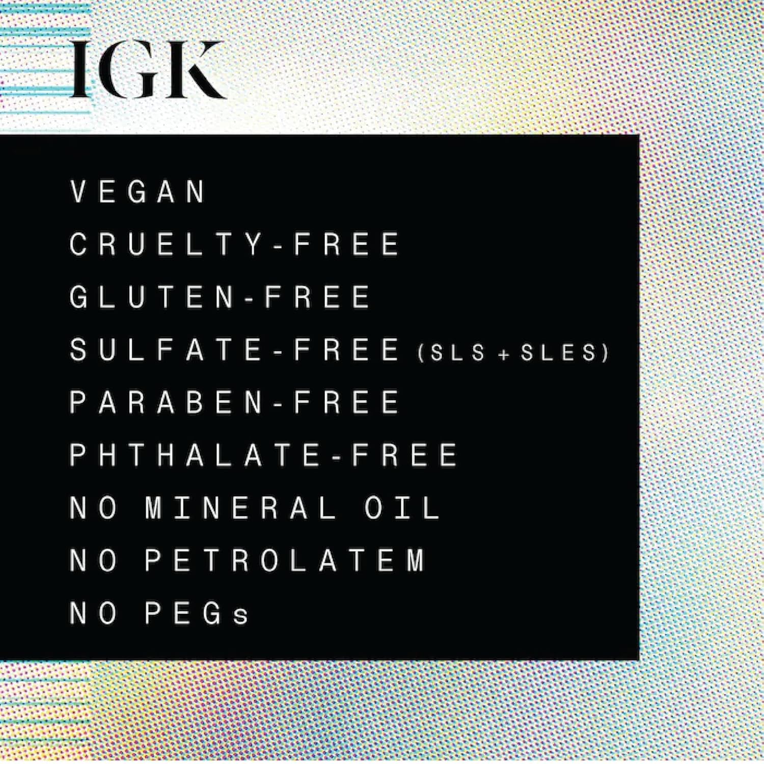IGK Première Classe Charbon Detox, utilisation rapide pour prolonger le style toute la journée.