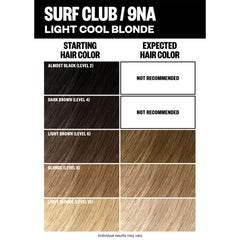 IGK Surf Club Teintes : cartes de nuançes pour choisir la teinte idéale