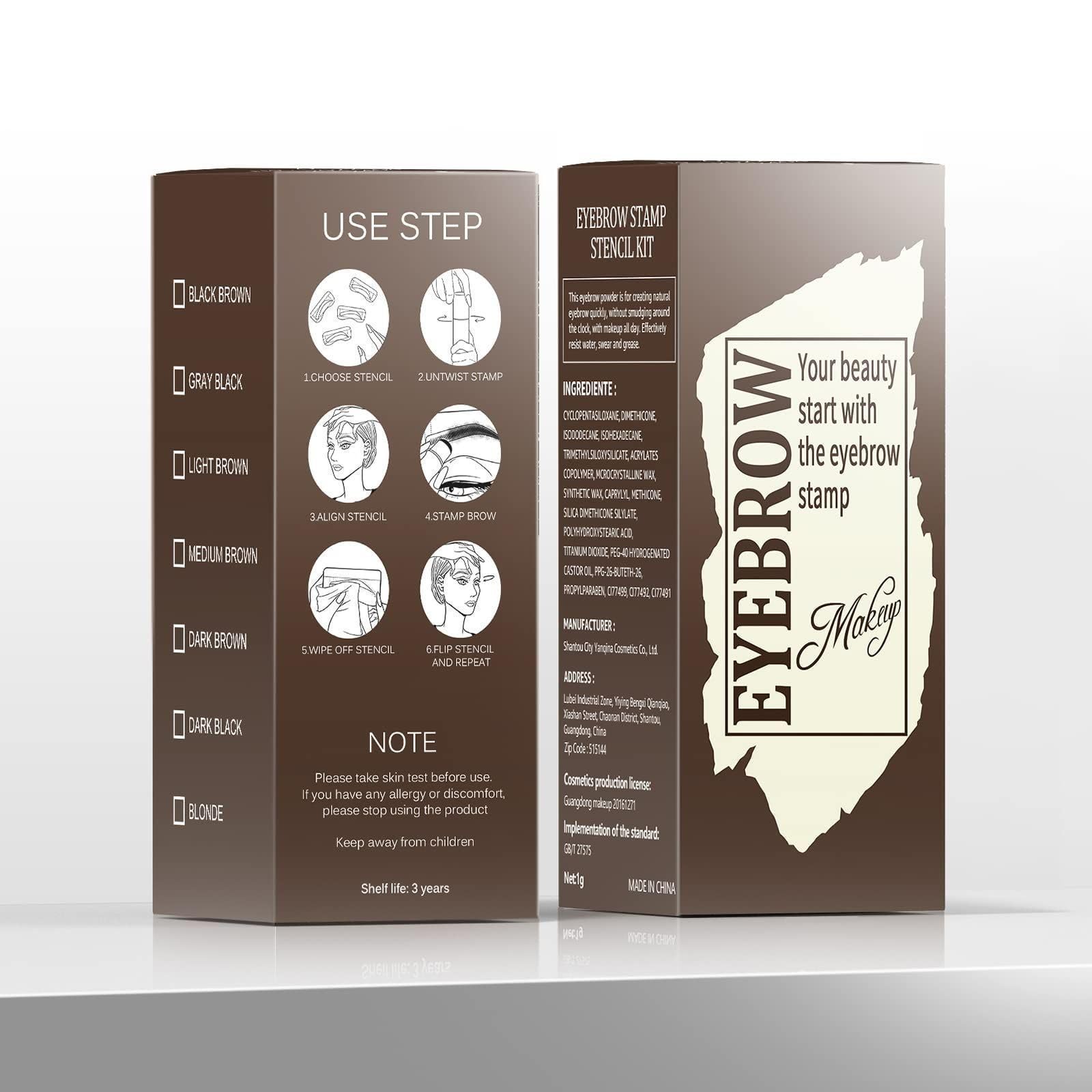 Ihrlpxkc coffret beauté sourcils complet et pratique.