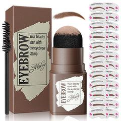 Kit Ihrlpxkc pour sourcils avec 24 pochoirs réutilisables et forme naturelle