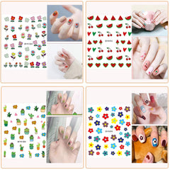IHUKEIT autocollants ongles animaux, motif ludique pour filles et femmes.