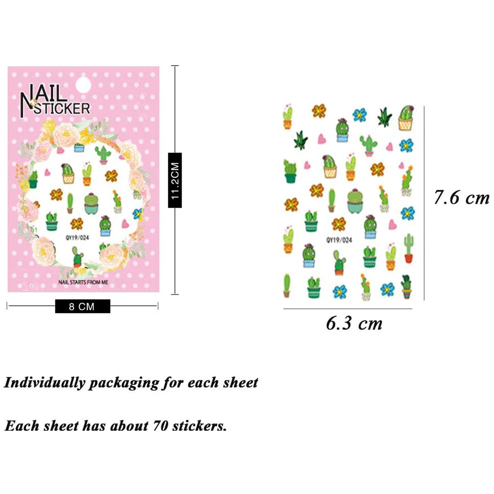 IHUKEIT autocollants ongles fruits, style frais et polyvalent pour toutes occasions.
