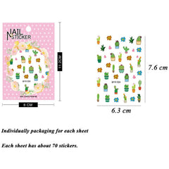 IHUKEIT autocollants ongles fruits, style frais et polyvalent pour toutes occasions.