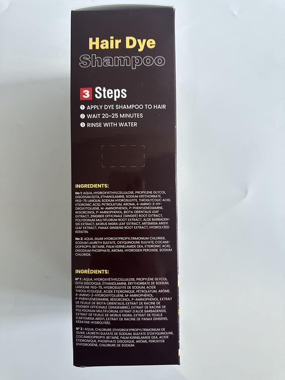 Formulation sans ammoniaque ni parabènes, douceur pour les cheveux.