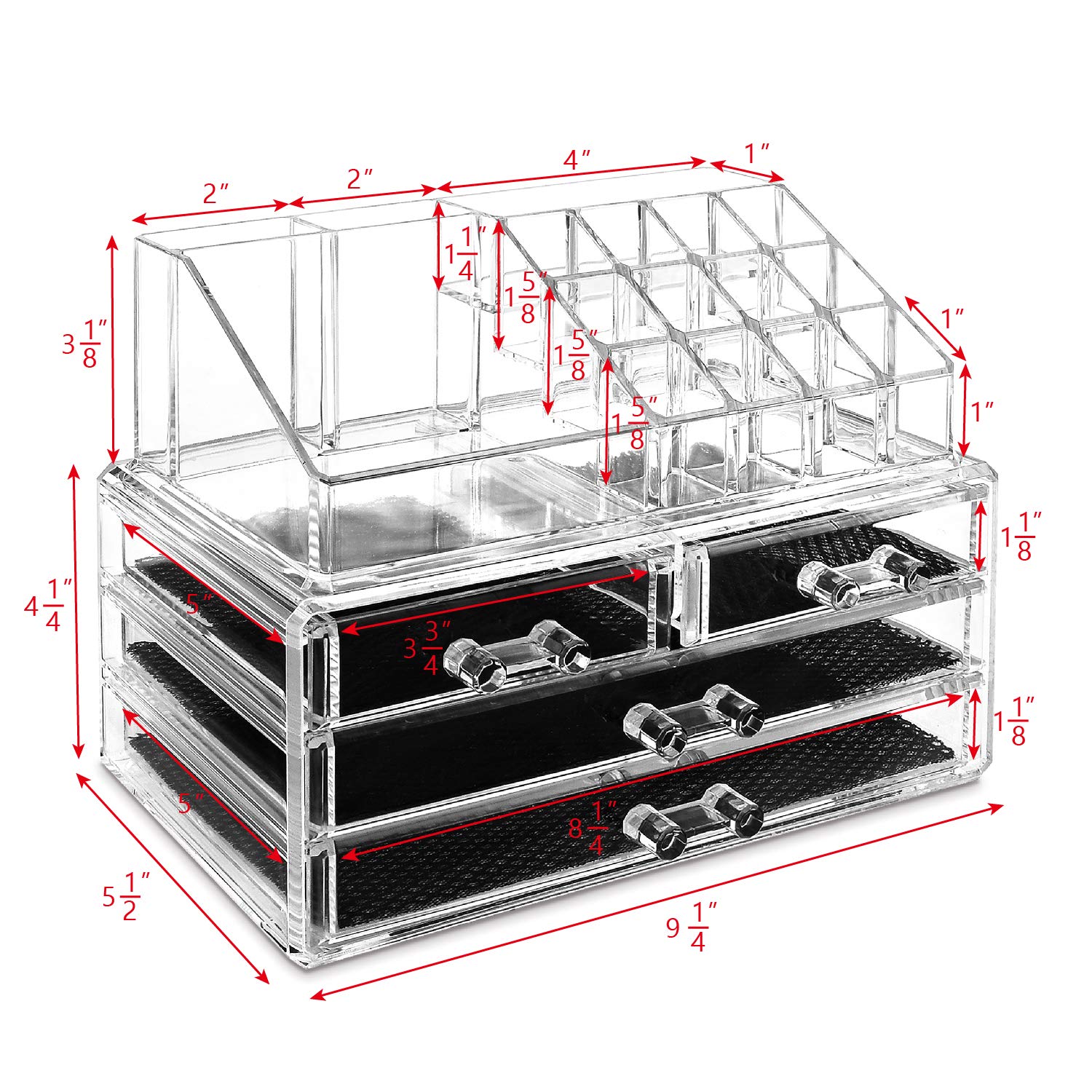 Ikee Design Emplacements Rouges-a-levres Amovibles: accès rapide et organisé à vos rouges à lèvres.