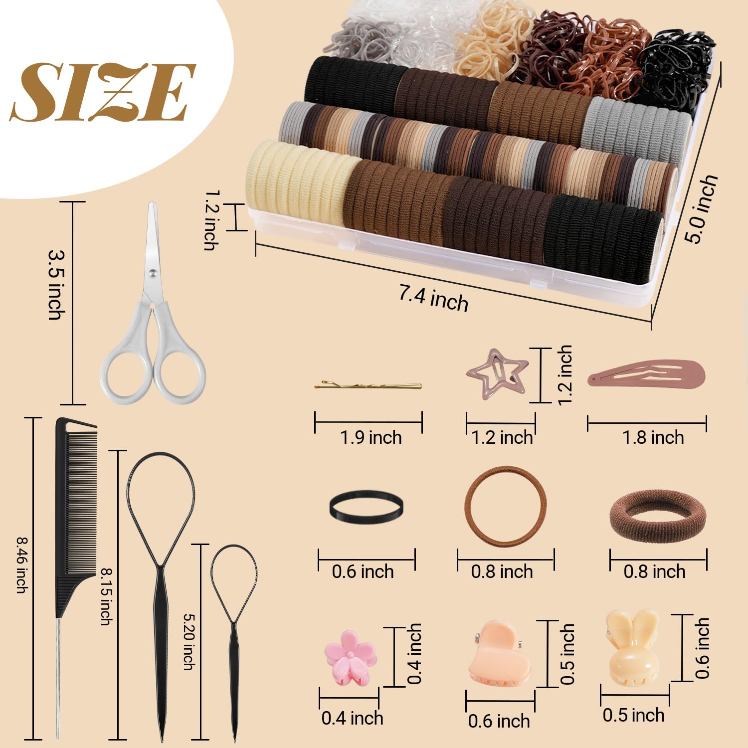 IKOCO lot de bandes cheveux avec clips: accessoire polyvalent pour filles et styles.
