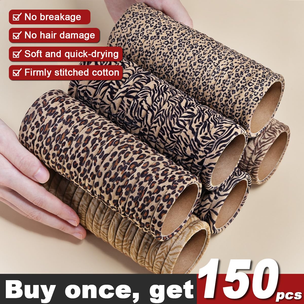 Bandeaux coton IKOCO sans couture – confort doux sans tiraillement.