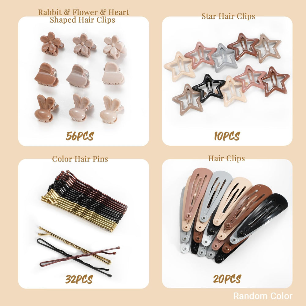 IKOCO mini pinces étoiles: motifs adorables pour varier les coiffures.