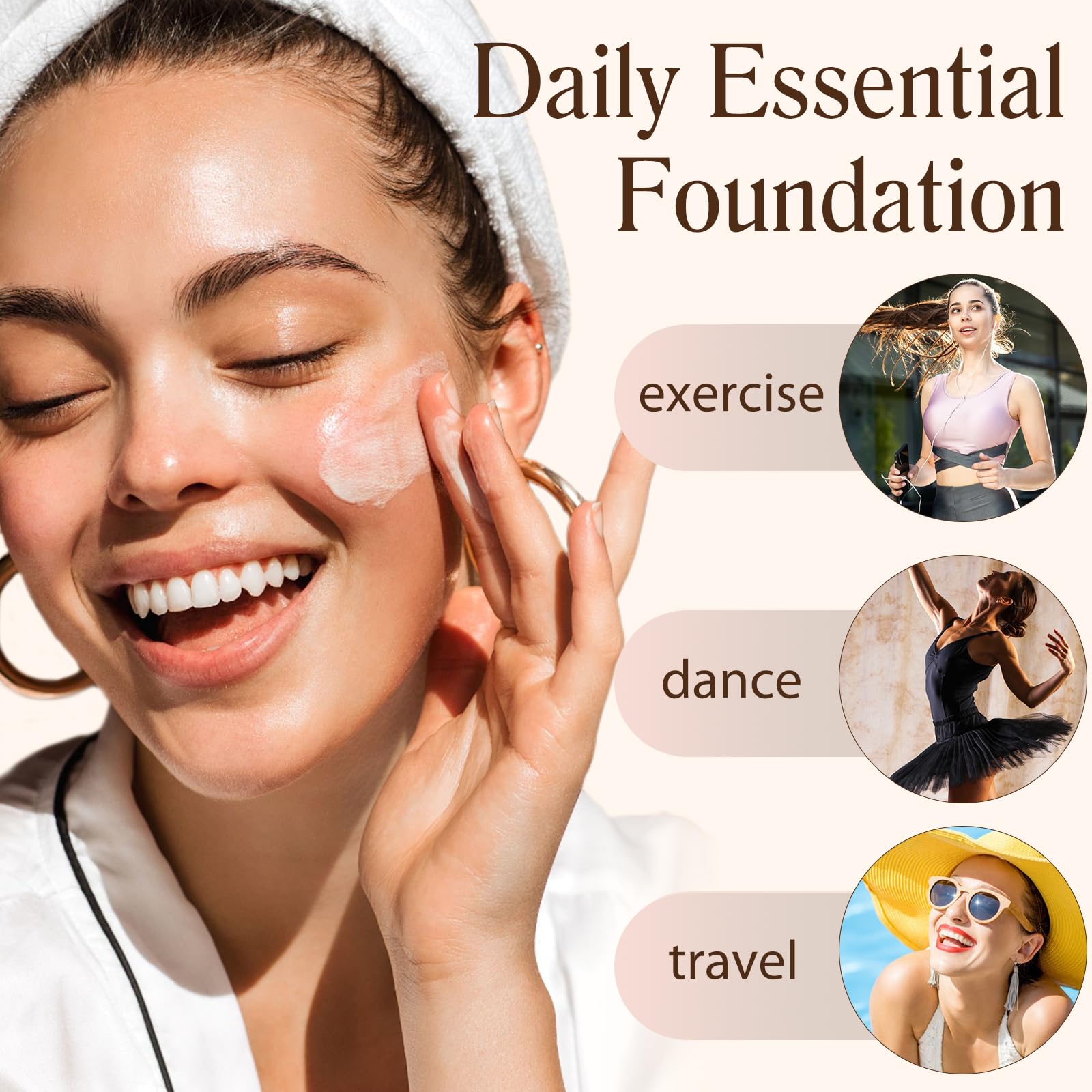 IKZEE Foundation 4 en 1 – Réduction des pores pour fini naturel