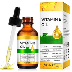 IKZEE huile vitamine-e, flacon clair : hydratation profonde du visage.
