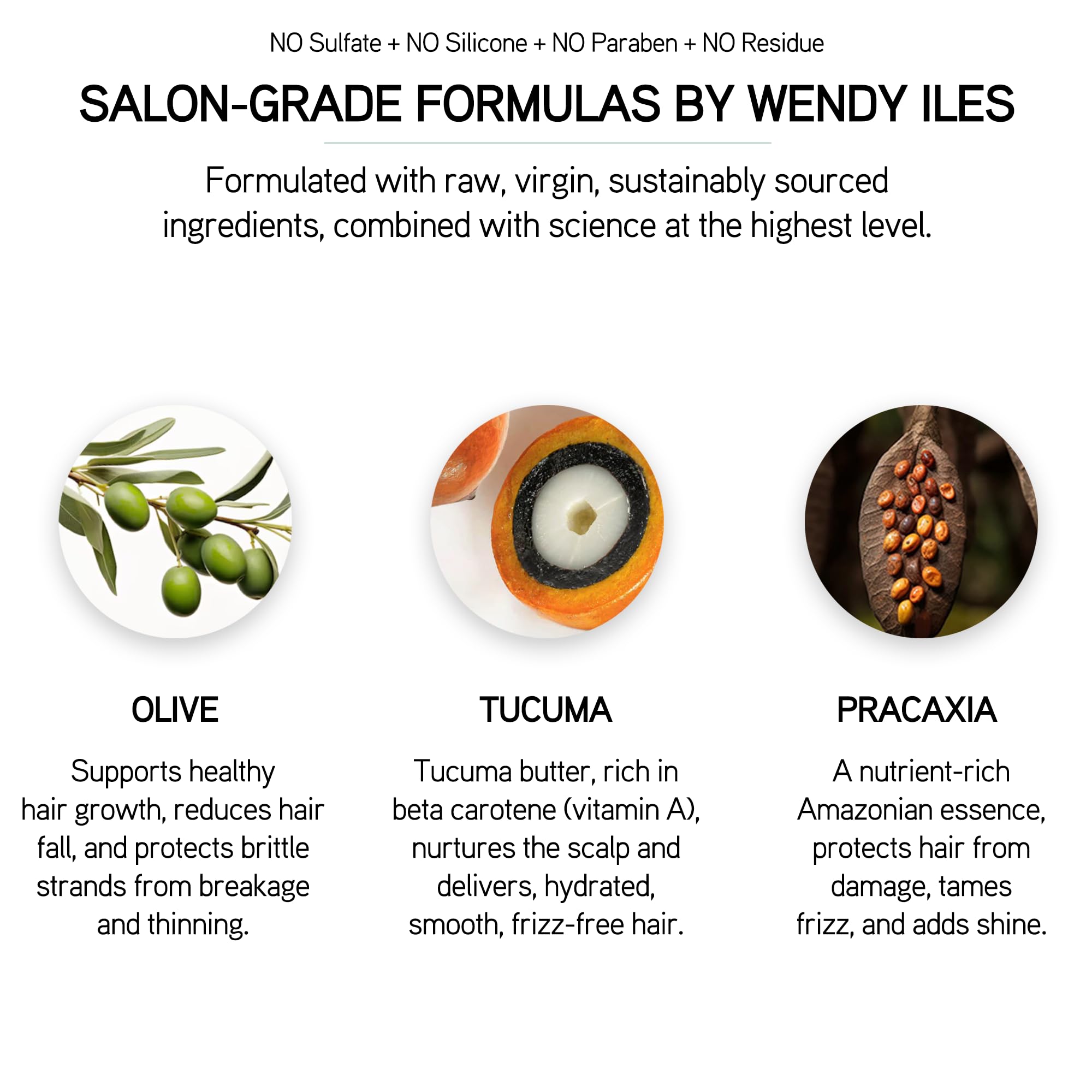 Sans silicone – Iles Formula Paris, étiquette de produit, cheveux plus légers et démêlage facilité.