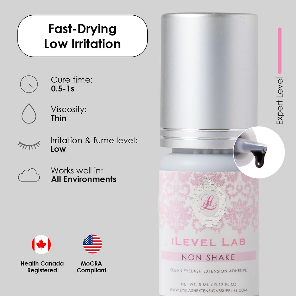 Flacon iLevel Lab, séchage rapide en 0,5 seconde, pour accélérer les poses.