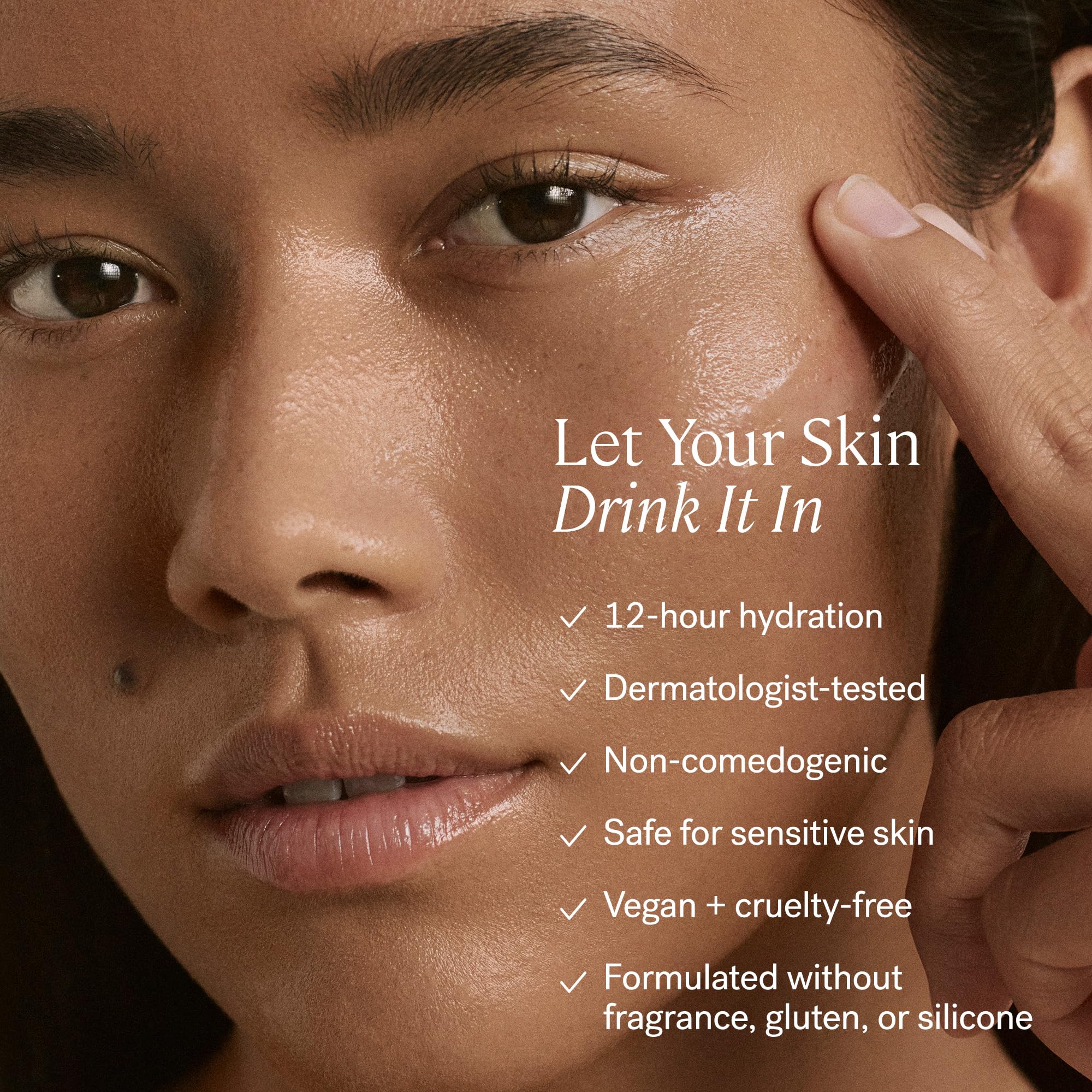 Utilisation quotidienne ILIA Base Face Milk Essence comme soin léger.