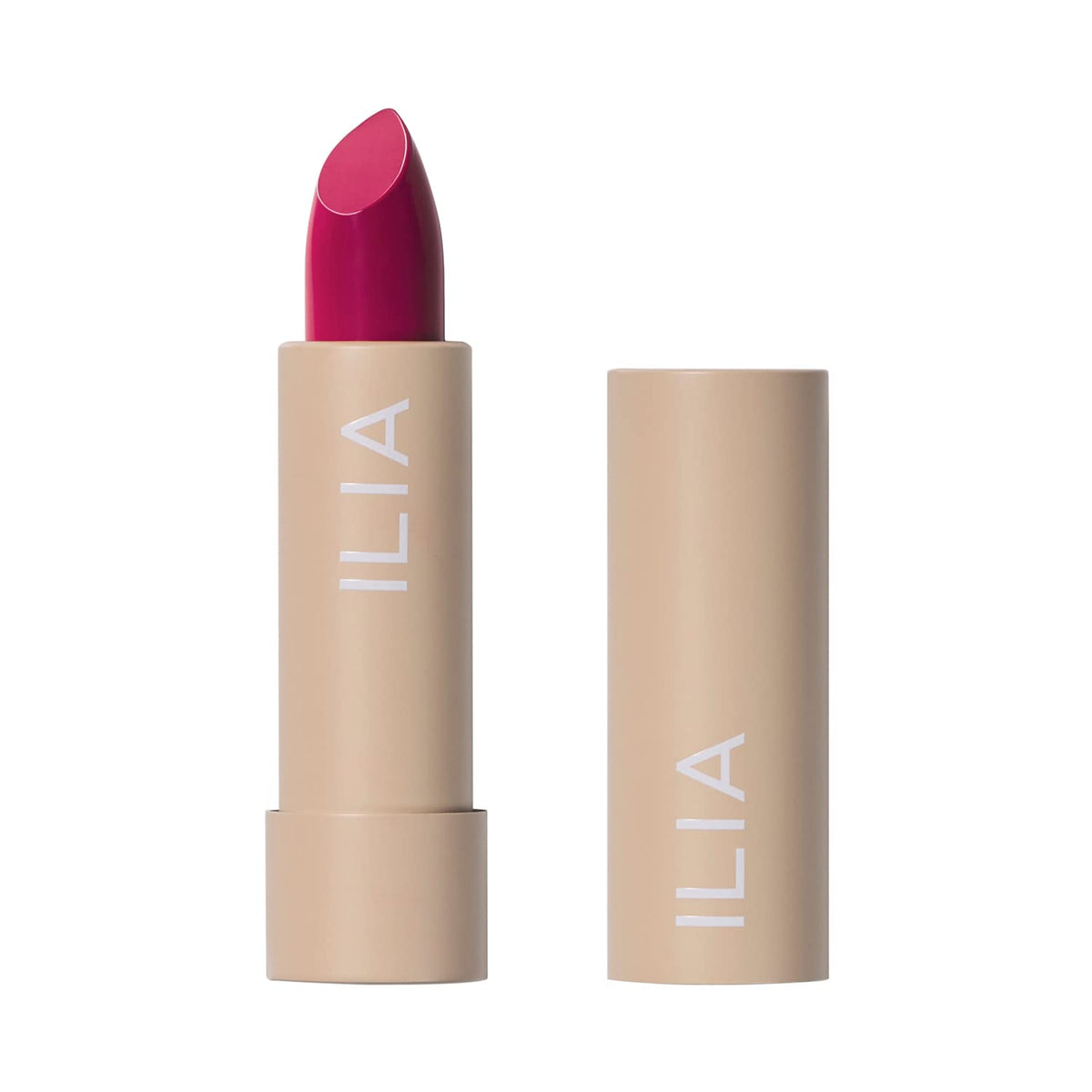 ILIA Color Block Knockout Magenta: couleur audacieuse et longue tenue sur les lèvres.