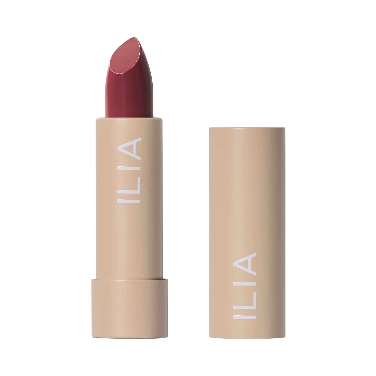 ILIA Color Block Lipstick Wild Aster – application fluide et couleur longue tenue.