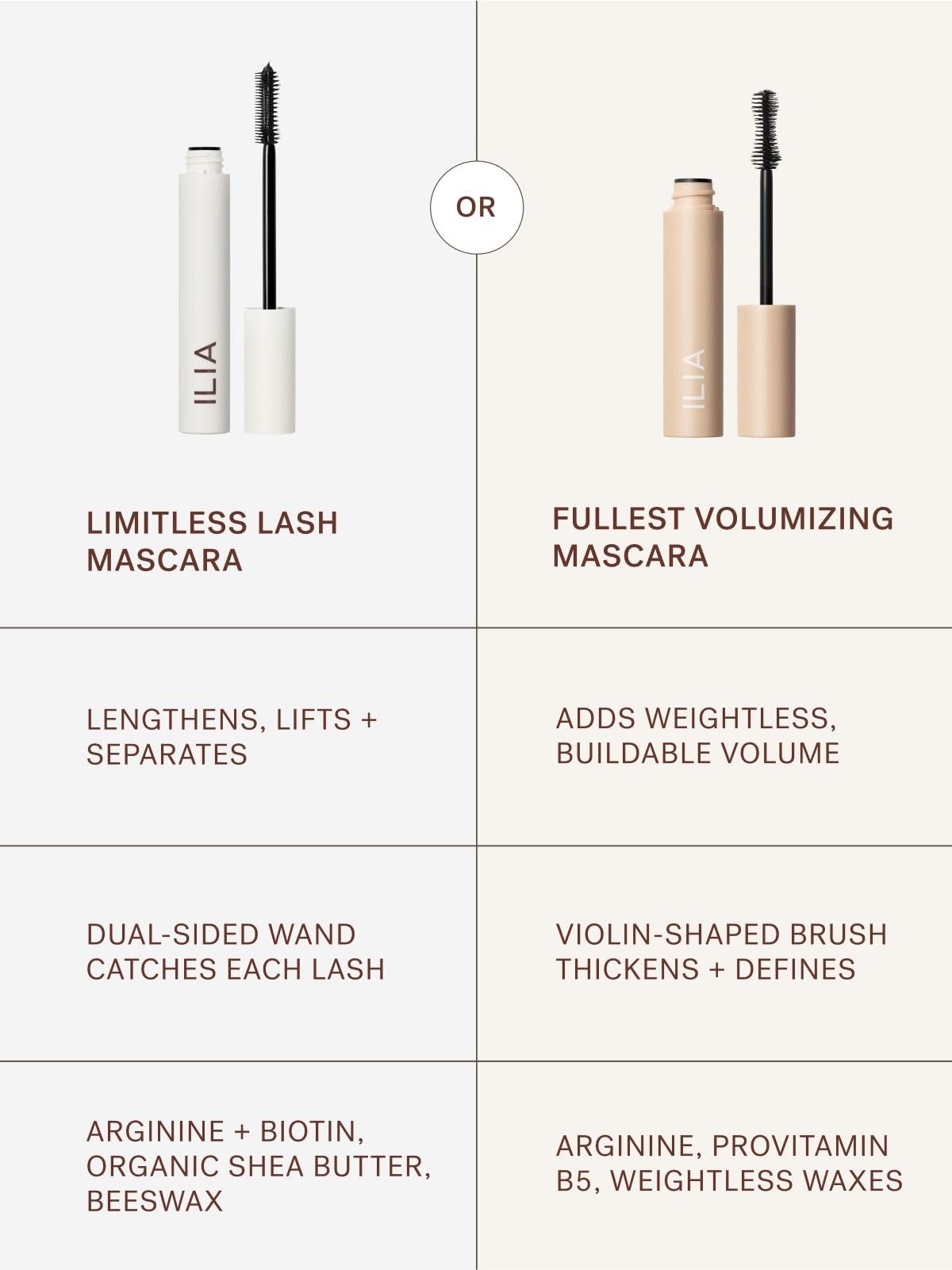 ILIA Limitless Lash Mascara – emballage durable et éco-responsable