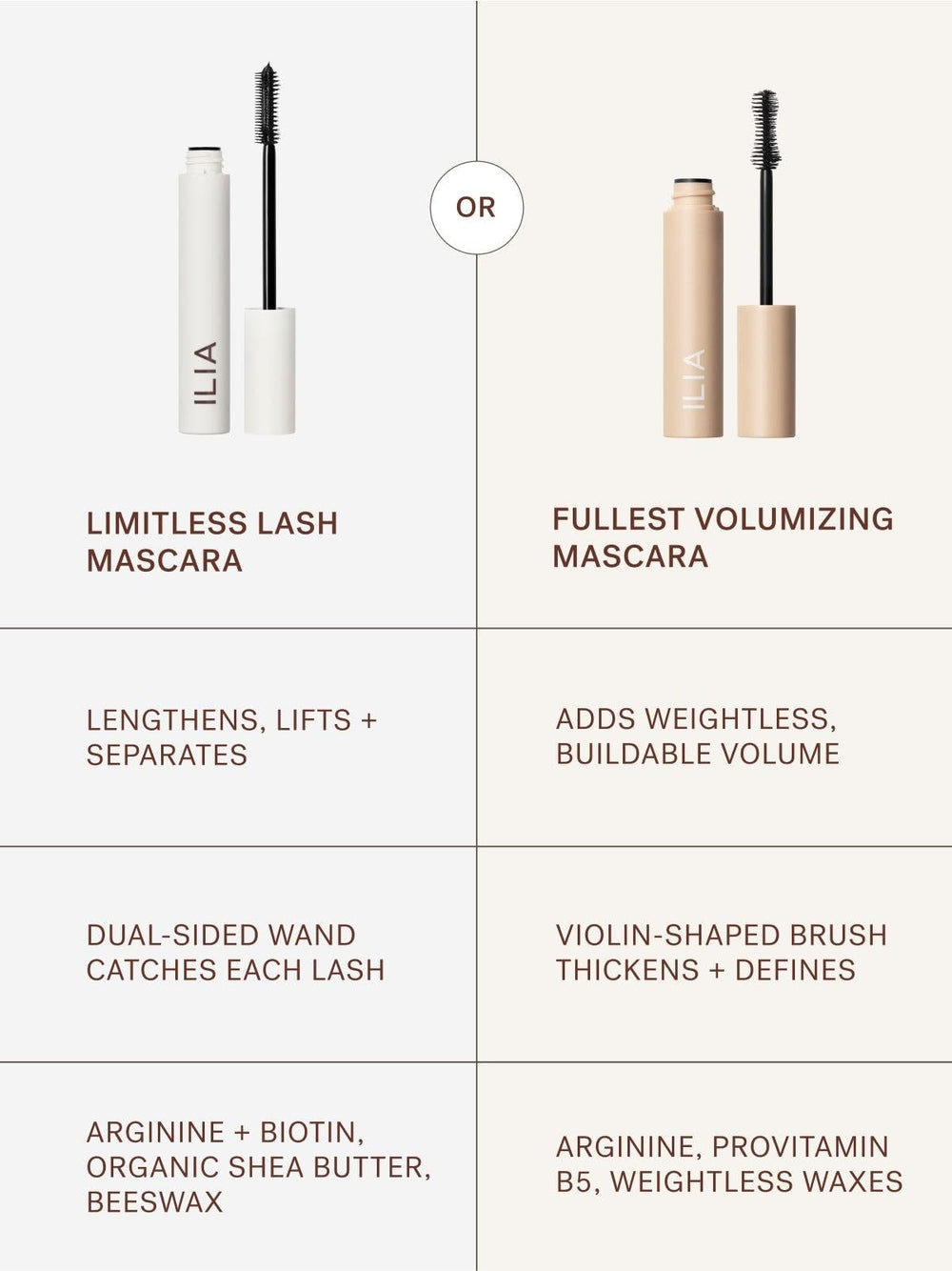 ILIA Limitless Lash Mascara – emballage durable et éco-responsable