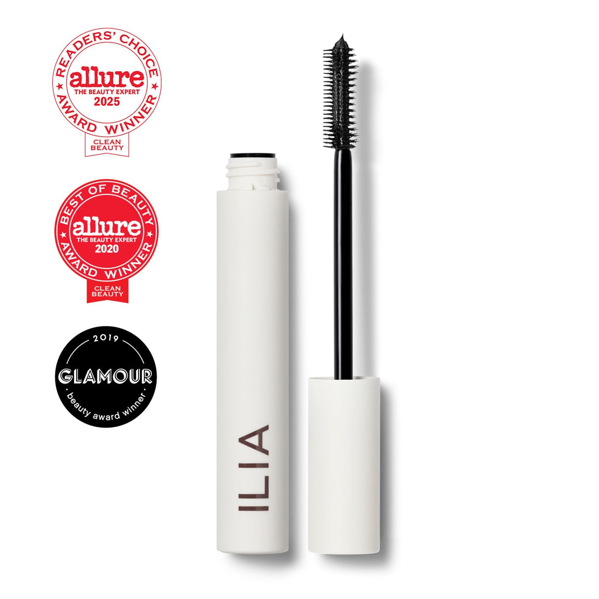 ILIA Limitless Lash Mascara – application fluide pour cils allongés et séparés