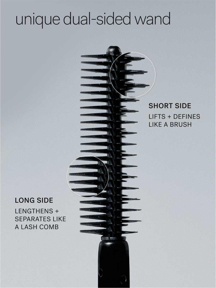 ILIA Limitless Lash Mascara, pochette compacte idéale pour retouches en déplacement.