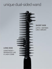 ILIA Limitless Lash Mascara, pochette compacte idéale pour retouches en déplacement.