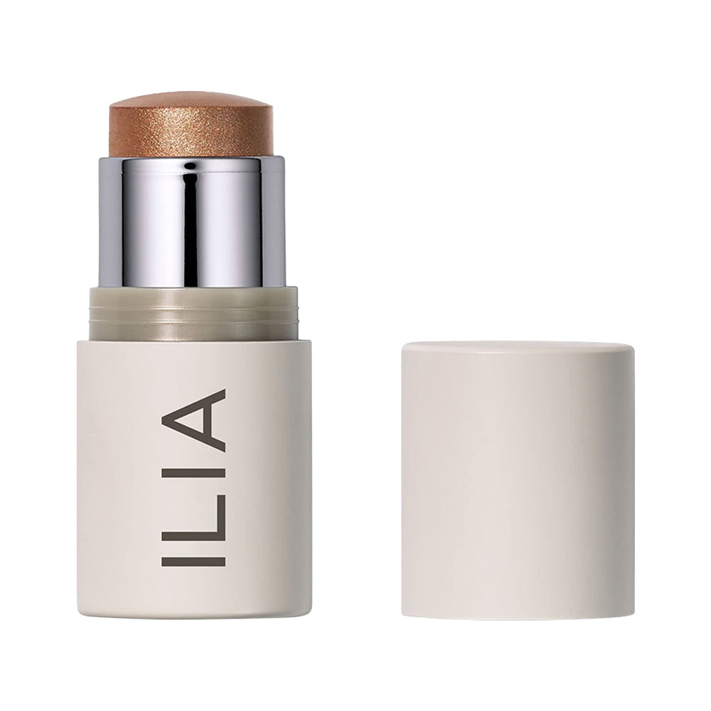 ILIA Multi-Stick: texture crèmeuse prête à l'application sur lèvres et joues.