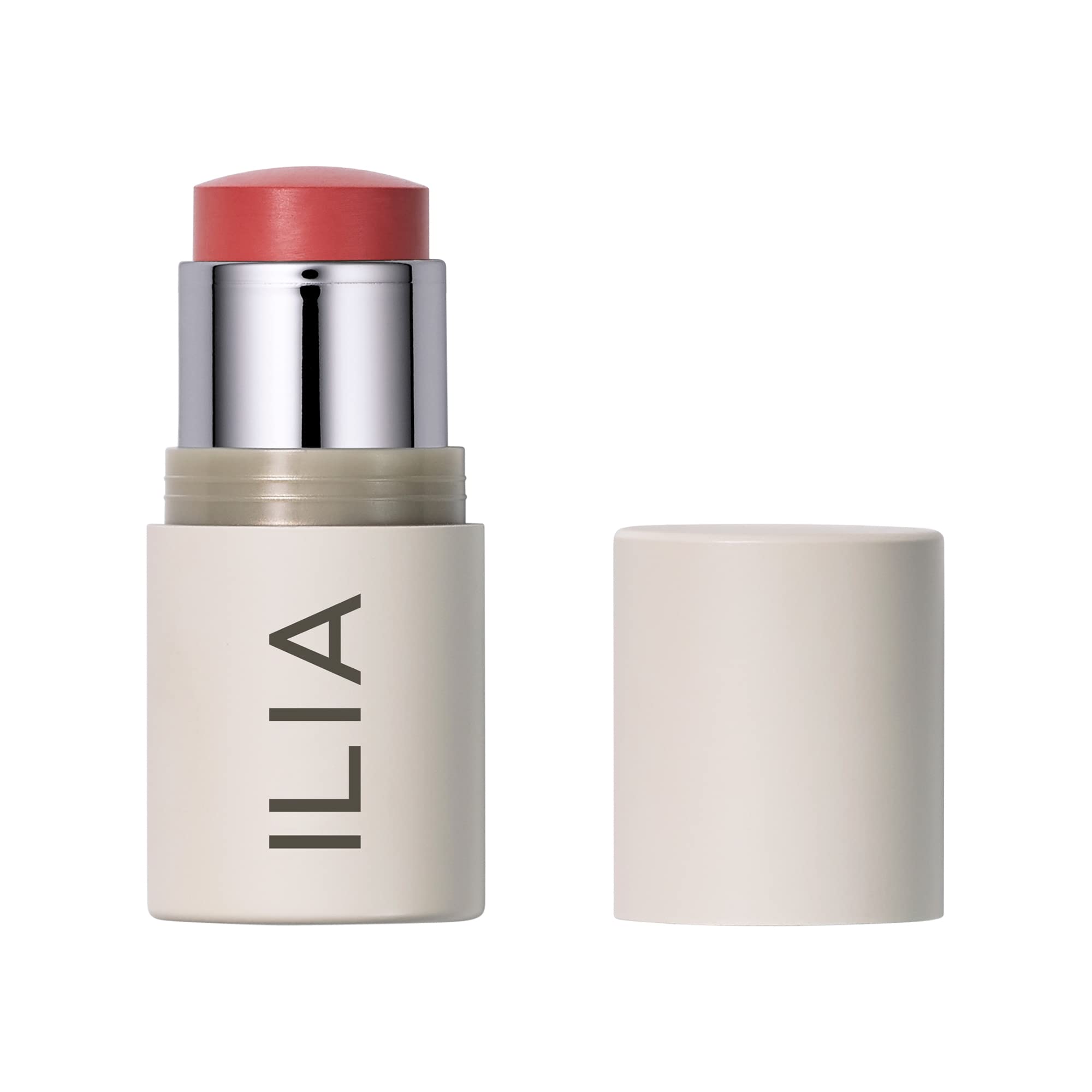 ILIA Multi-Stick All Of Me sur lèvres et joues pour une couleur naturelle.