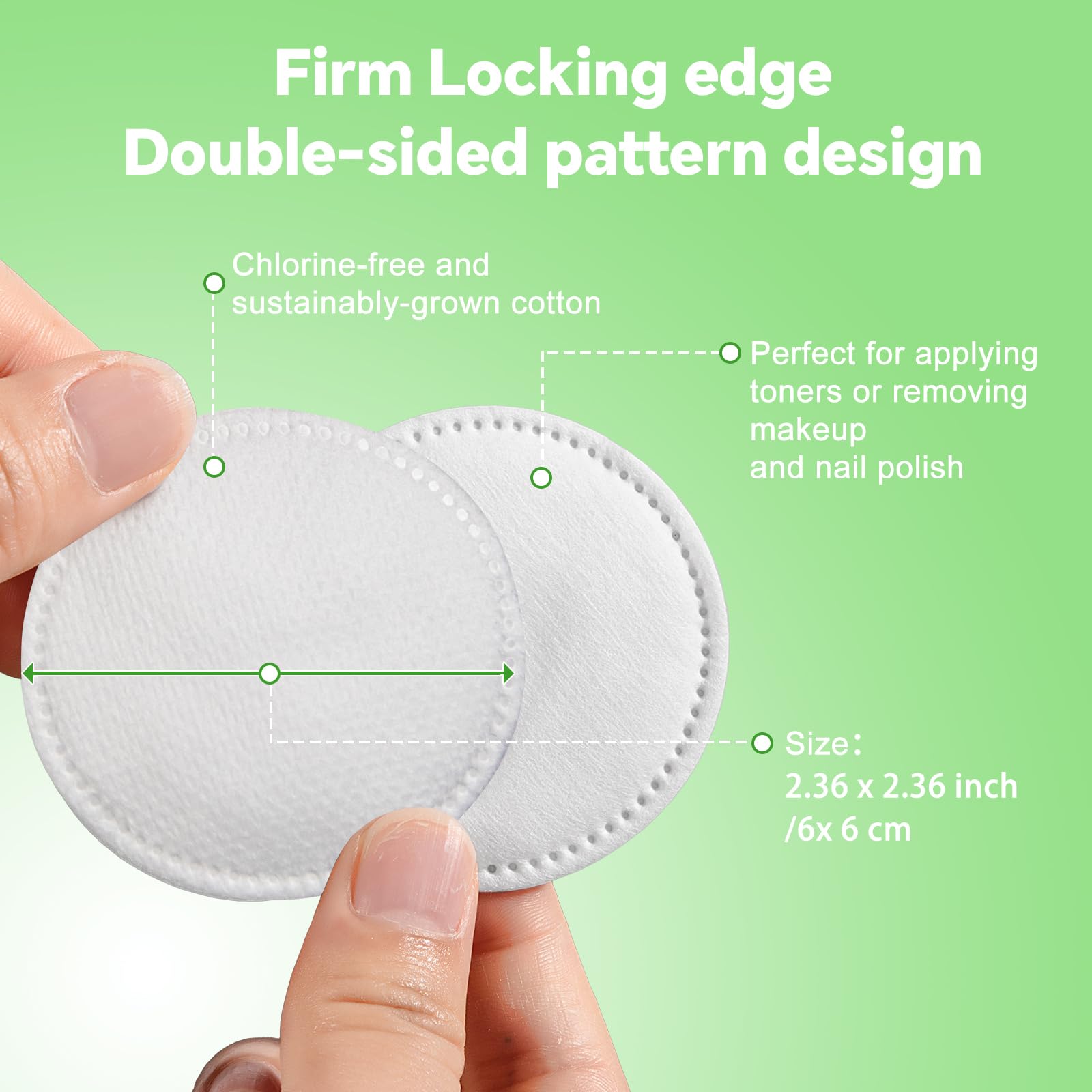Illidi boîte pratique pour ranger les disques coton visage