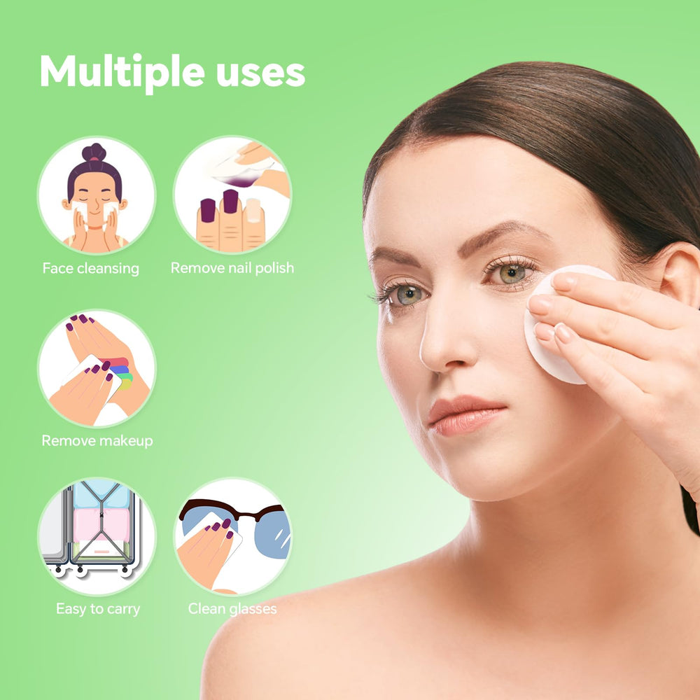 Illidi disques coton visage hypoallergéniques et doux pour peaux sensibles
