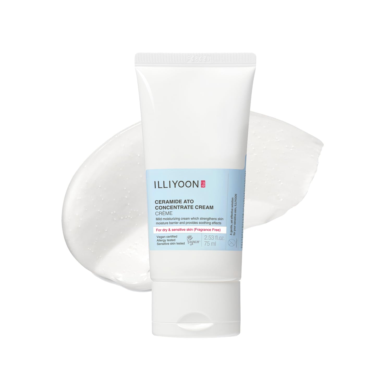 Crème Illiyoon Ato Céramide sur bouteille – hydratation durable visage et corps