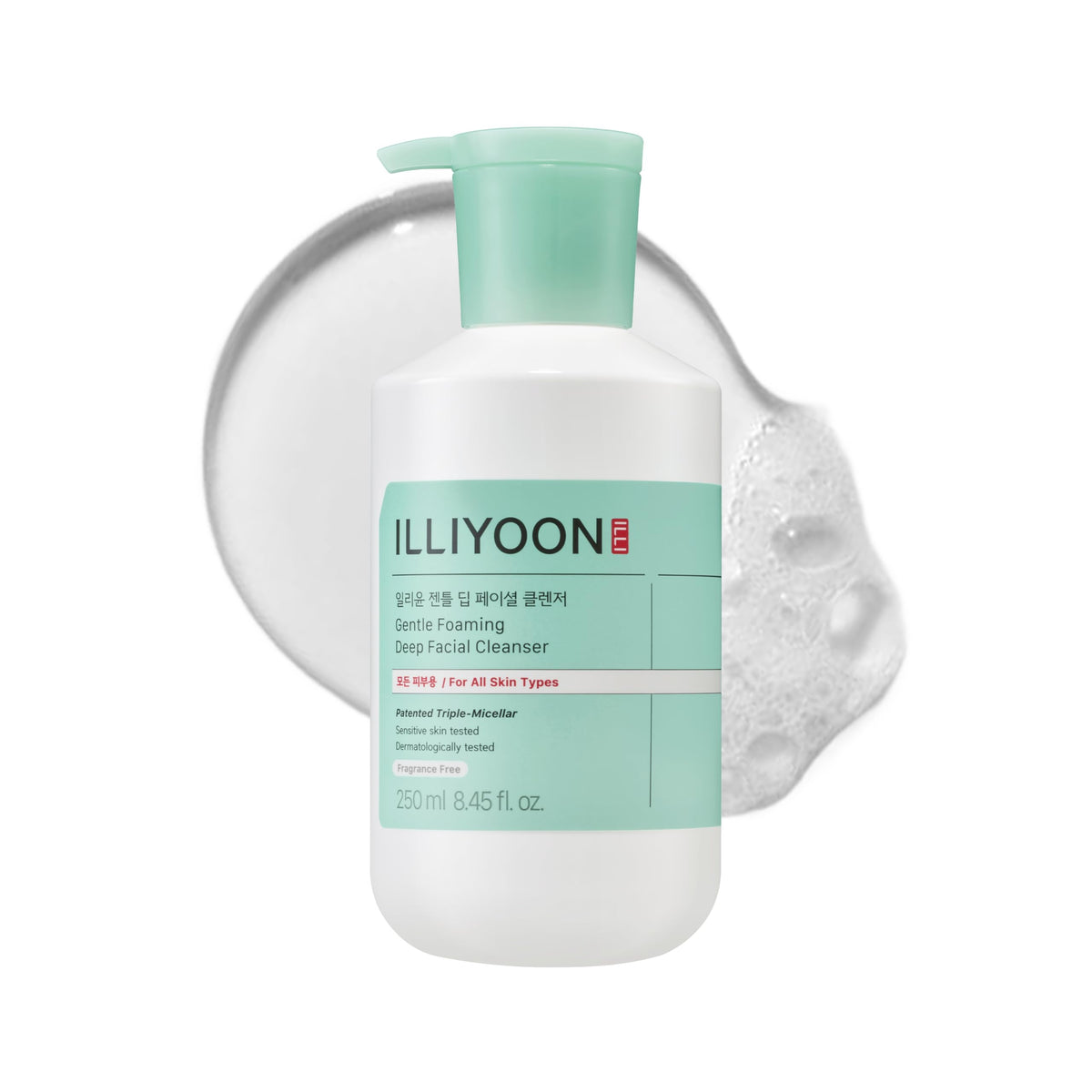 Illiyoon nettoyant profond doux en flacon, nettoyage quotidien en douceur