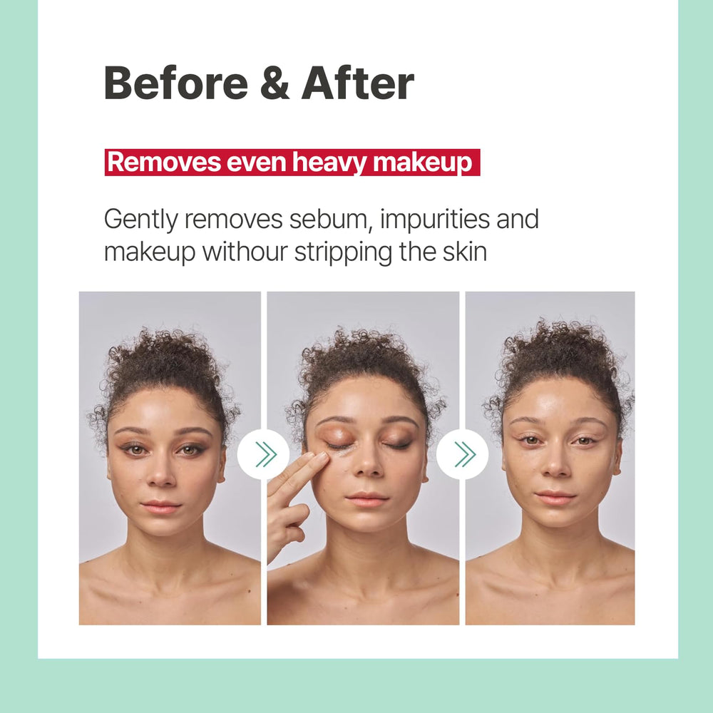 Illiyoon after rinse reveals refreshed, hydrated skin.