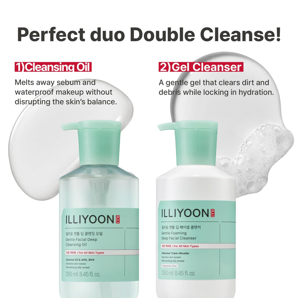Illiyoon sensitive skin testing label indicates safety and compatibility.