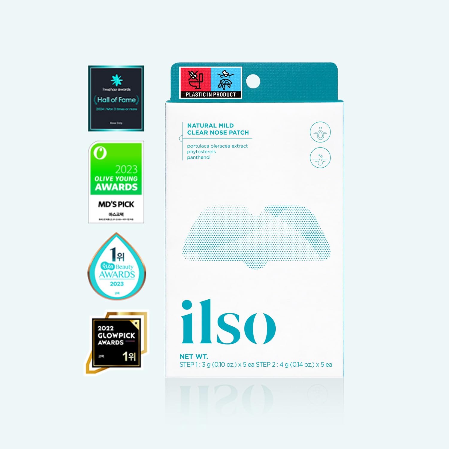 ilso patch nez coton pur étape 2, apaise et rééquilibre après l'épuration