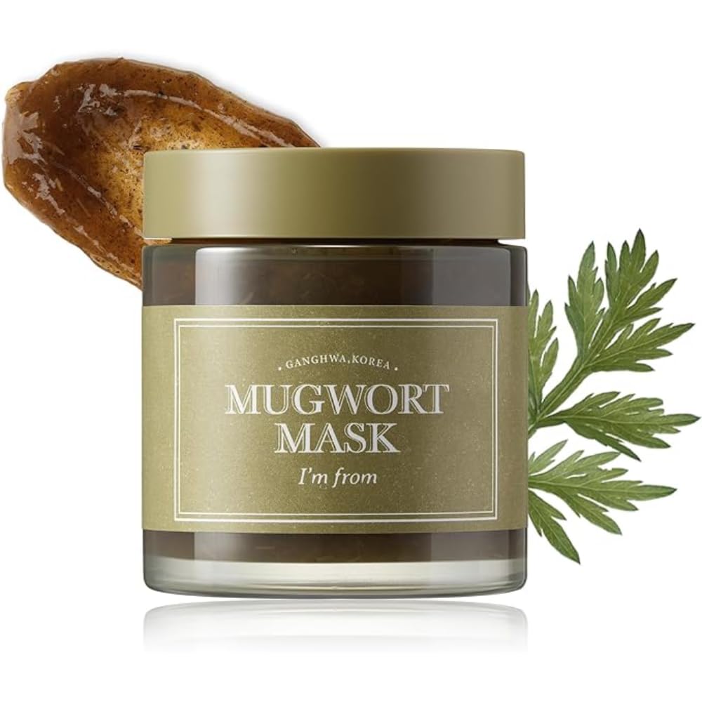 Masque d'armoise I'm From, bocal 115 ml, texture apaisante pour peaux sensibles.