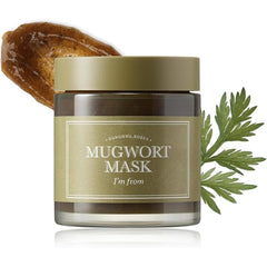 Masque d'armoise I'm From, bocal 115 ml, texture apaisante pour peaux sensibles.