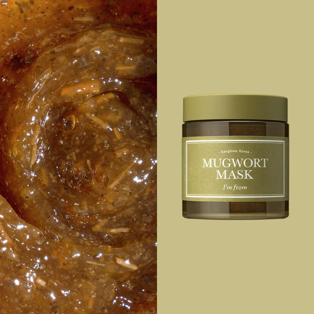 Masque d'armoise I'm From, texture gel, libère les actifs sur la peau.