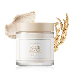 I'm from Masque Riz : texture veloutée pour peau lisse et lumineuse.