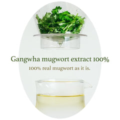 I'm from Mugwort Mask – appliquer le masque visage, moment de fraîcheur
