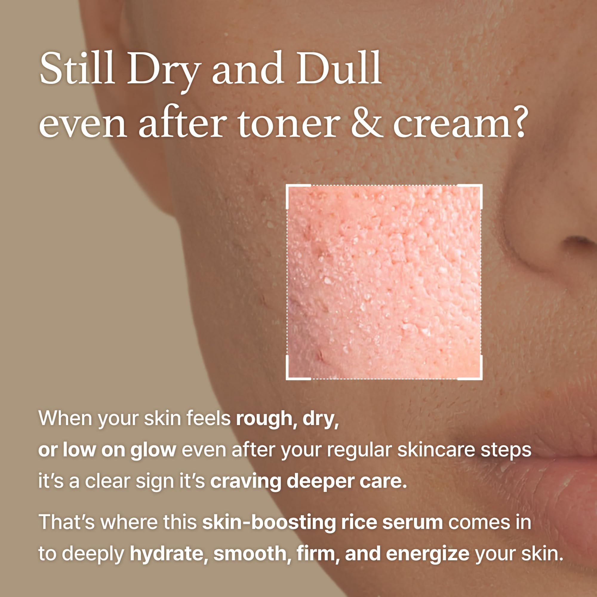 I'm from Rice Serum – gel hydratant qui fond sans effort sur la peau.