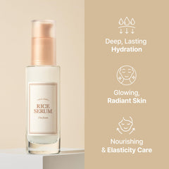 I'm from Rice Serum – texture légère qui pénètre rapidement pour une peau fraîche.