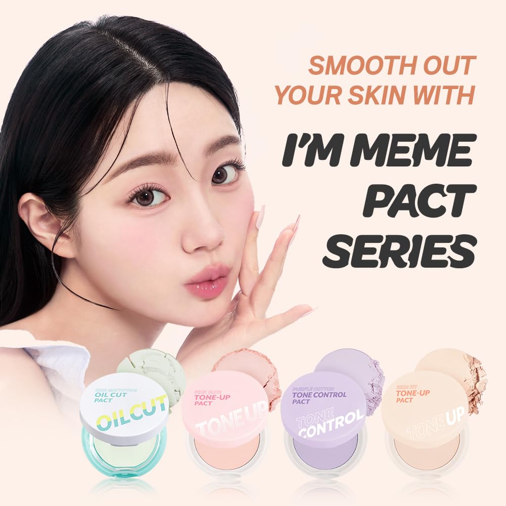 I'M MEME Compact — extrait coton et eau de coton pour contrôler huile et sébum.