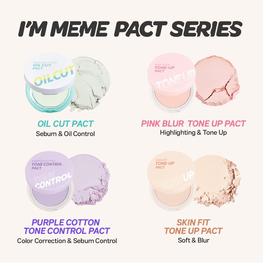 I'M MEME Compact — format portable pour un maquillage quotidien et rapide.