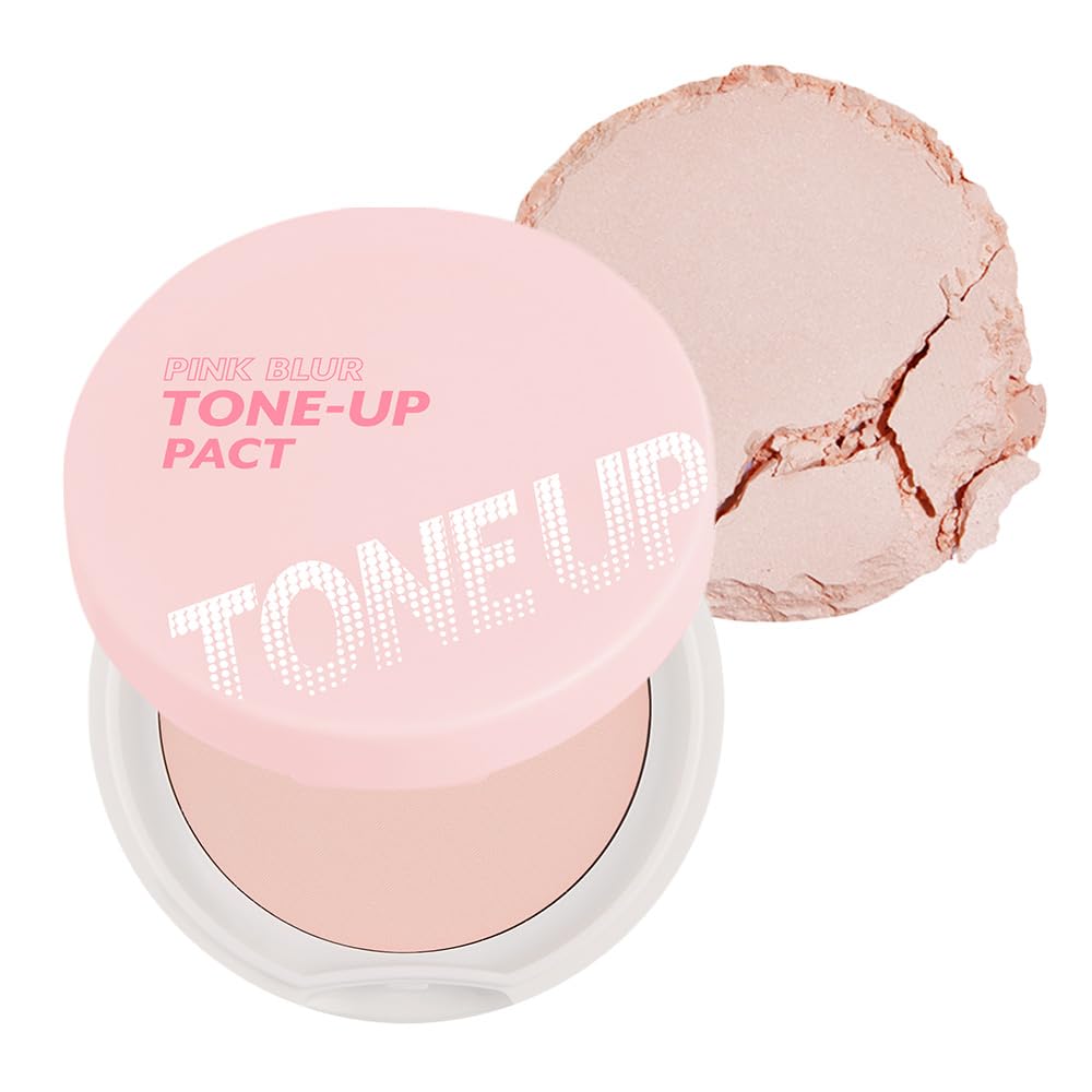 I’M MEME Compact Tone-up Pact : poudre rosée floutant les imperfections.