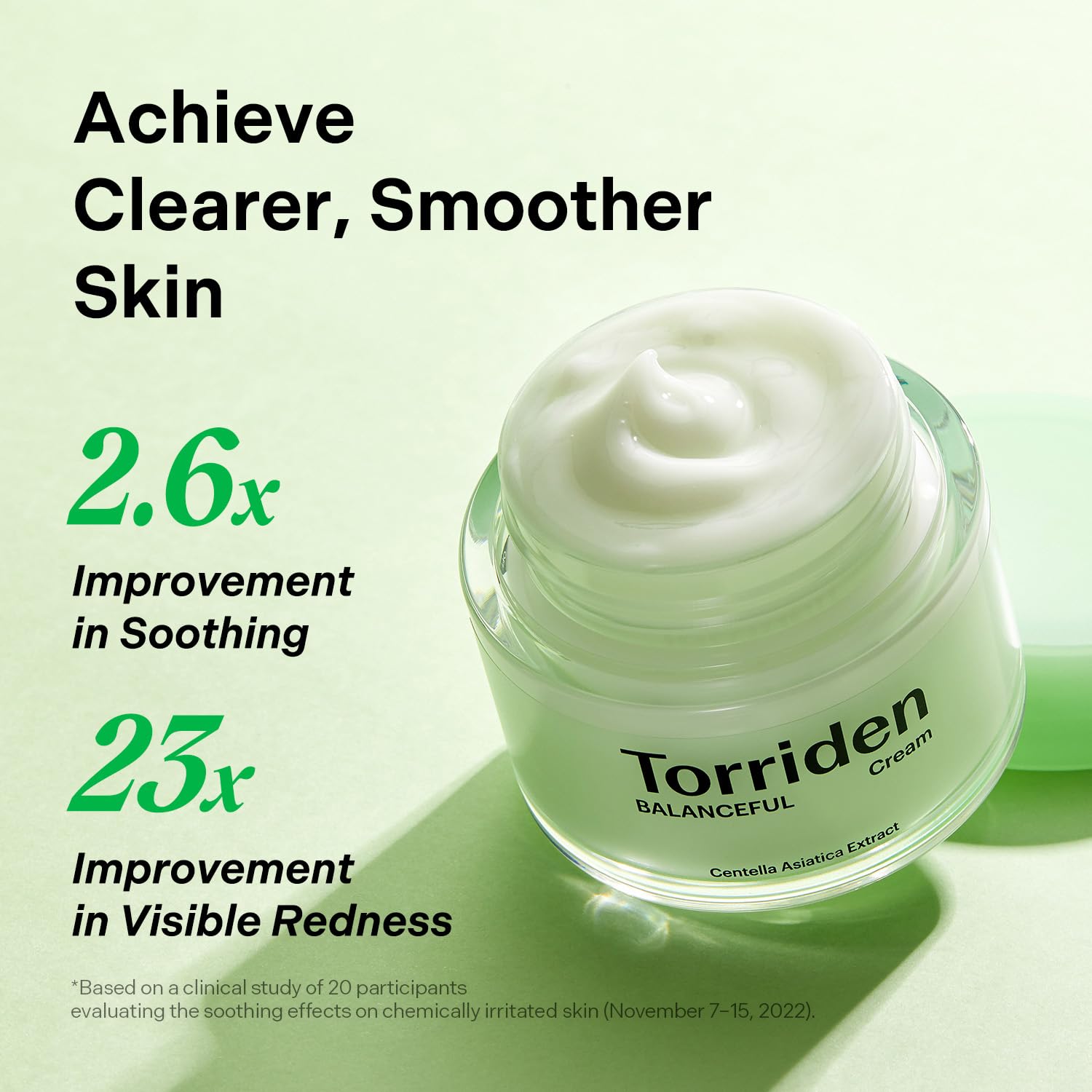 Torriden BALANCEFUL Cream 80 ml – Crème apaisante et hydratante pour peau grasse et sensible | 5D CICA, Acide Hyaluronique Hydrolysé, Panthenol