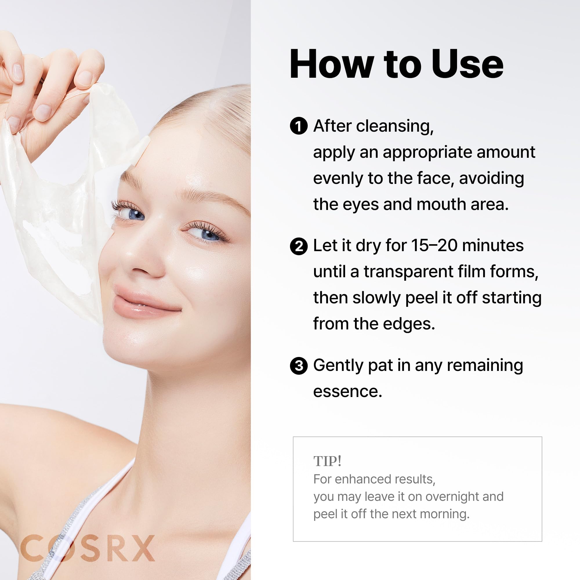 COSRX Masque Glaçage Nuit PDRN Exosome — Hydratation et Éclat pour une Peau Vitrifiée