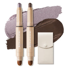 imakeupnow crayon fard paupières waterproof 2pcs pour un regard durable et lumineux