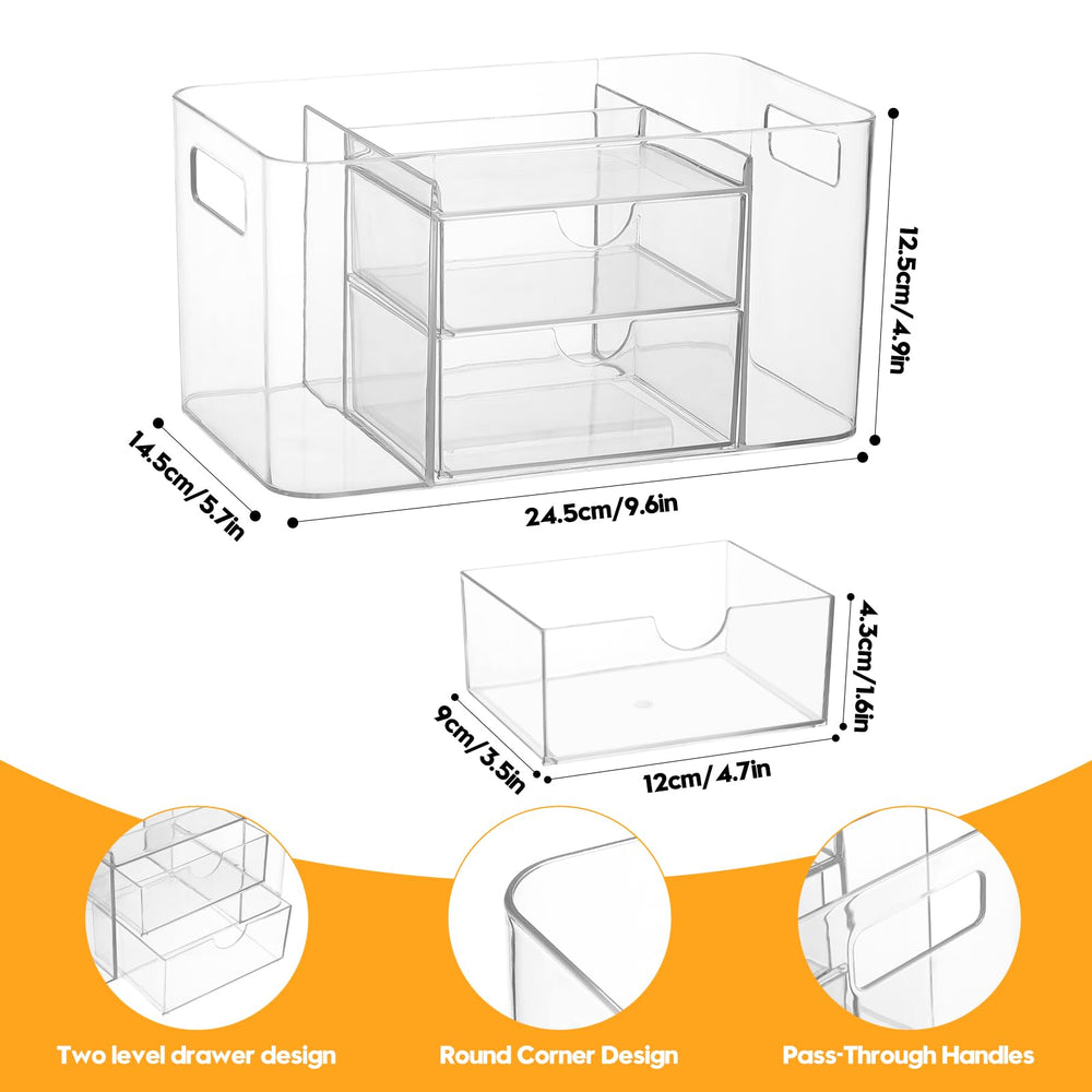 Imakmasion vanity-organisateur-coiffure-compacte, idéal pour petites salles.