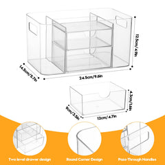 Imakmasion vanity-organisateur-coiffure-compacte, idéal pour petites salles.