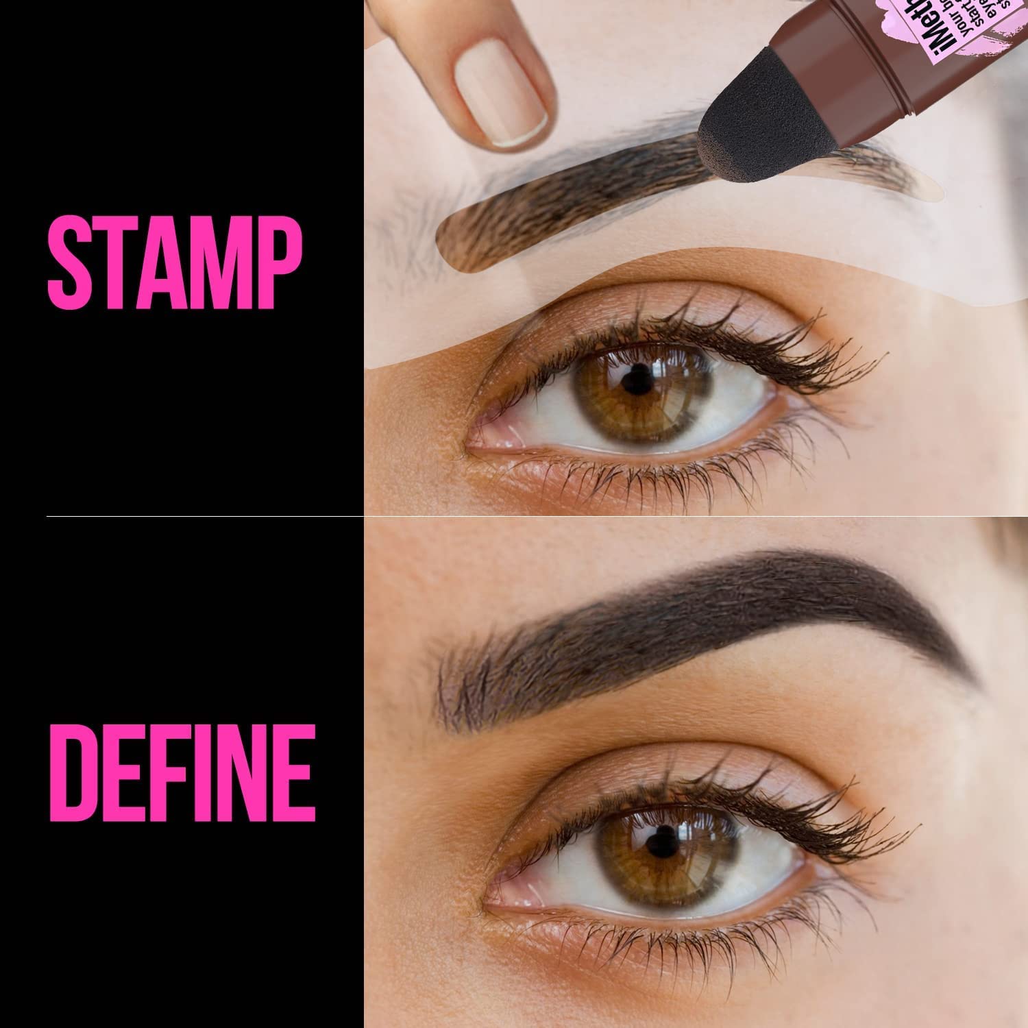 Application sans effort avec le tampon et les pochoirs pour un look uniforme
