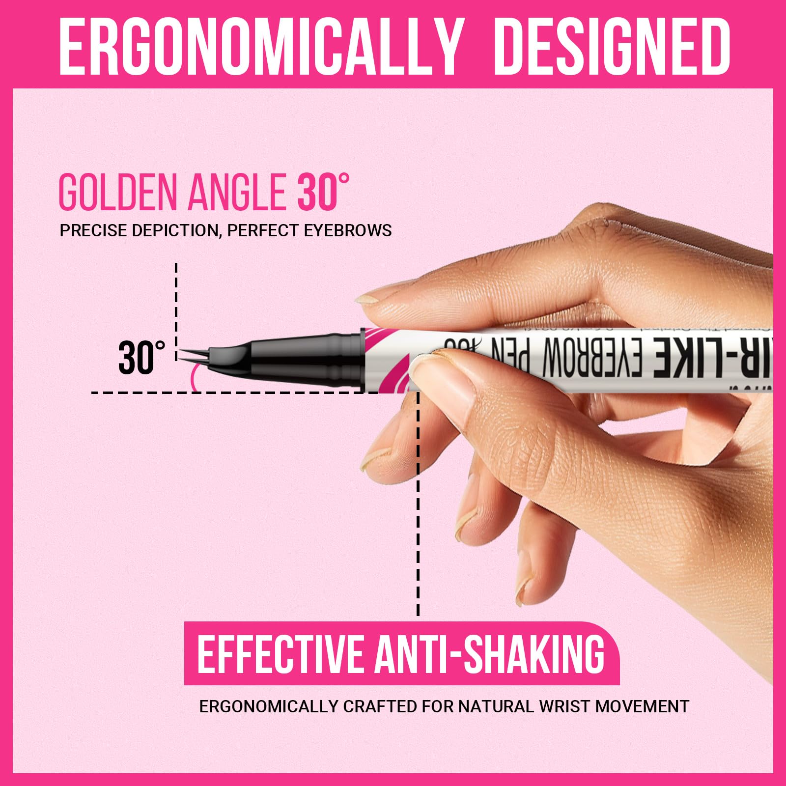iMethod brosse sourcils précise permet un remplissage rapide et maîtrisé